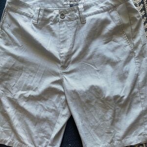 Travis Mathew Light Gray Athletic Shorts